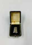 Sterling silver thimble in original case