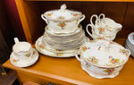 Large 6 place Grindley Royal Petal dinner set