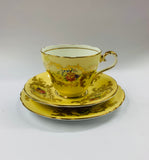 Aynsley fine bone china floral trio
