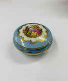 Limoges round jewellery box