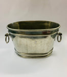 Antique pewter champagne ice bucket