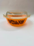 Retro Crown Ovenware glass Casserole dish