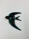 Small ceramic flying wall swallow