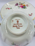 Set 6 Royal Crown Derby Posies soup bowls and saucers