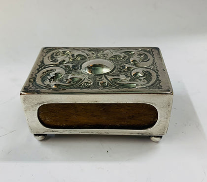 Sterling Silver matchbox holder