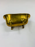 Antique brass bath tub