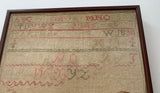 Antique Sampler 1834