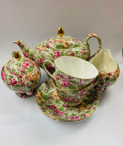 James Sadler Florence Chintz tea set