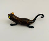 Art glass gecko lizard