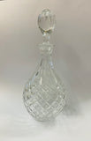 Crystal wine or whisky decanter