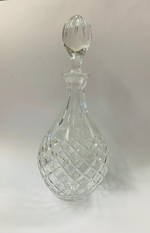 Crystal wine or whisky decanter