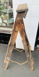 Antique wooden step ladder