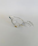 Vannes Le Chatel Crystal Rooster Bowl