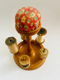 Rare Victorian Pin Cushion and Thread holder