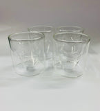 Set of 4 Skull glasses