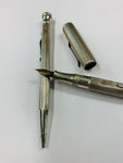 Sterling silver fountain pen and pencil