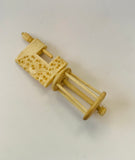 Antique bone sewing clamp