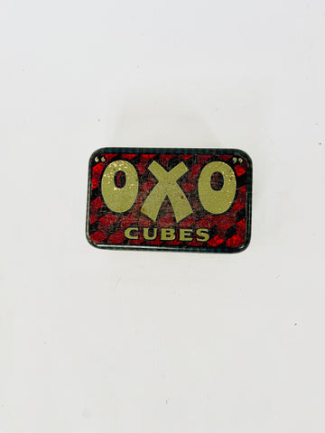OXO Cubes Black and Red Collectable Tin