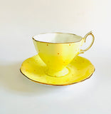 Royal Albert Duo Yellow with Gold Dots