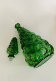 Vintage green bubble genie bottle