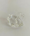 Small Swarovski Crystal swan