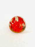 Misty Yellow and Orange Paperweight