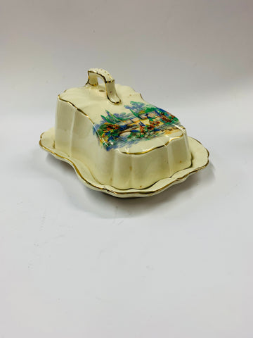 Lancaster ceramic butter dish