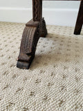 Victorian carved wooden high tea stand