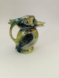 Vintage Iridescent kingfisher jug