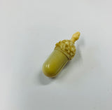 Victorian ivory acorn shape tape measure case
