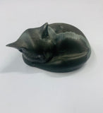 Marlestone Cat black with white swirls