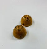 Antique Coquilla nut egg shape thimble holder