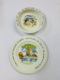 Johnson Bros Alice in Wonderland plate and bowl
