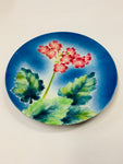 Antique Enamel floral plate