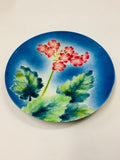 Antique Enamel floral plate