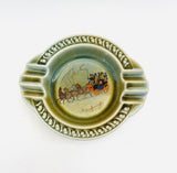 Wade Ashtray round with Coaching Scene