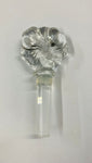 Vintage art glass flower bottle stopper