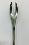 Set of 6 retro Midcentury Rostfrei Teak handled fondue forks