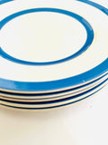 Set of Five Cornish Ware Dinner Plates