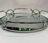 Art Deco mirror serving tray