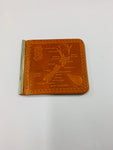 New Zealand map leather wallet
