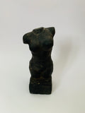 Antique pottery ladies nude bust