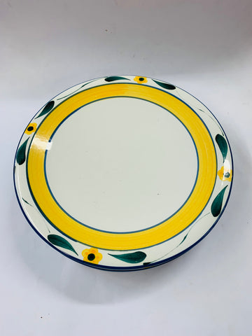 Set of 6 Temuka cottage garden dinner plates