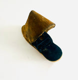Handmade Antique Shoe Pin Cushion and thimble holder