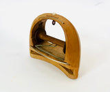Antique Thread Bobbin Weaving Loom Shuttle, Sewing Tool with Wooden Spool