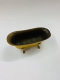 Antique brass bath tub