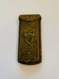 Quadruple golden casket Victorian needle case