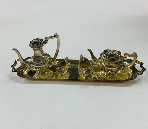 Sterling Silver miniature tea set