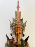 Small Wooden Indonesian Head