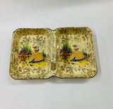 Empire ware Crinoline lady 2 sided butter or soap dish